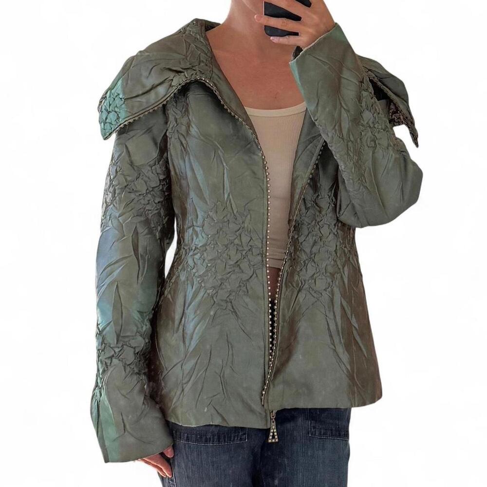 Iridescent zip up jacket - Picture 1 of 6